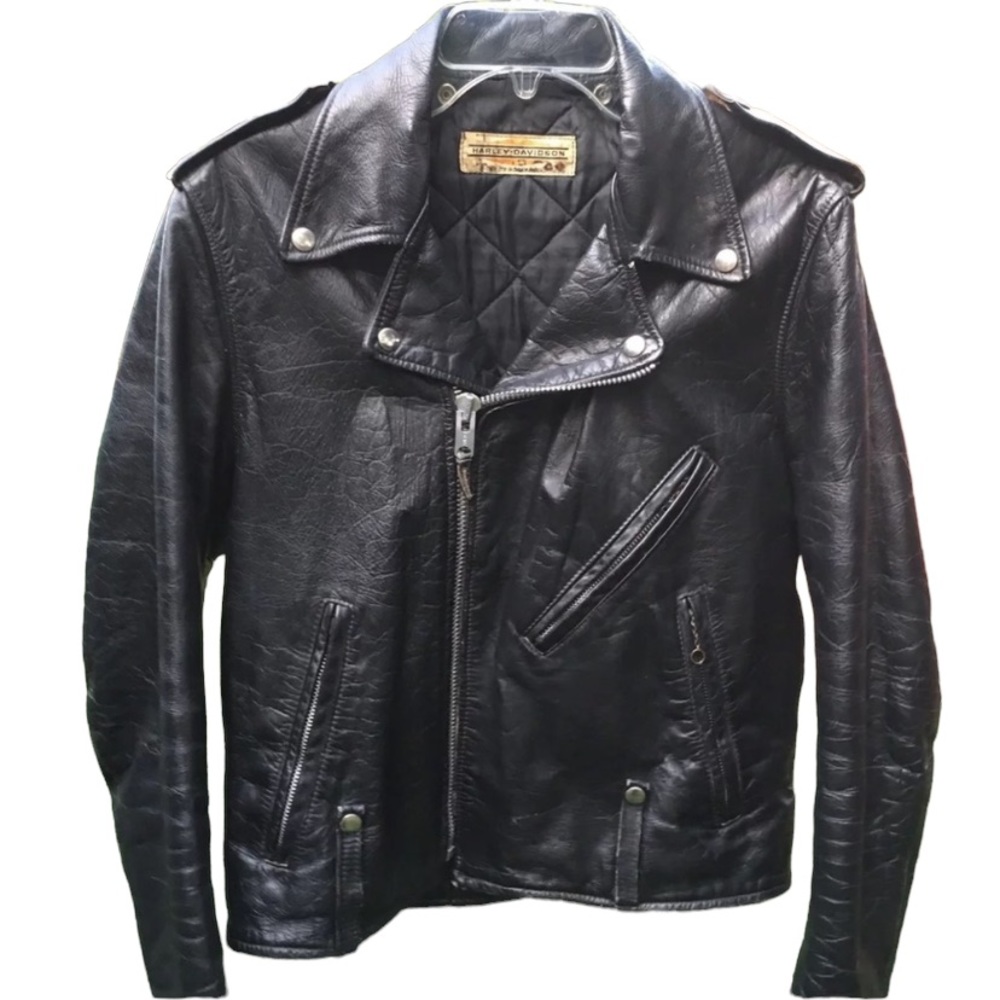 Vintage 1960’s Harley Davidson Leather Biker Jacket